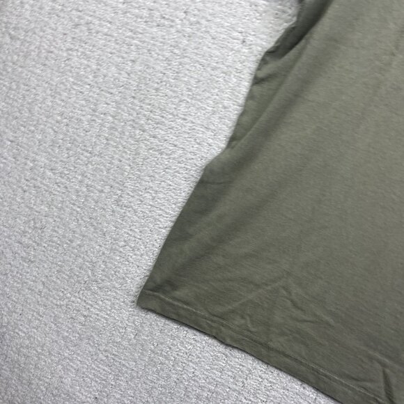 Chlorophylle T-shirt Graphic Spell Out Short Sleeve Men M Military Green Outdoor - Picture 6 of 13